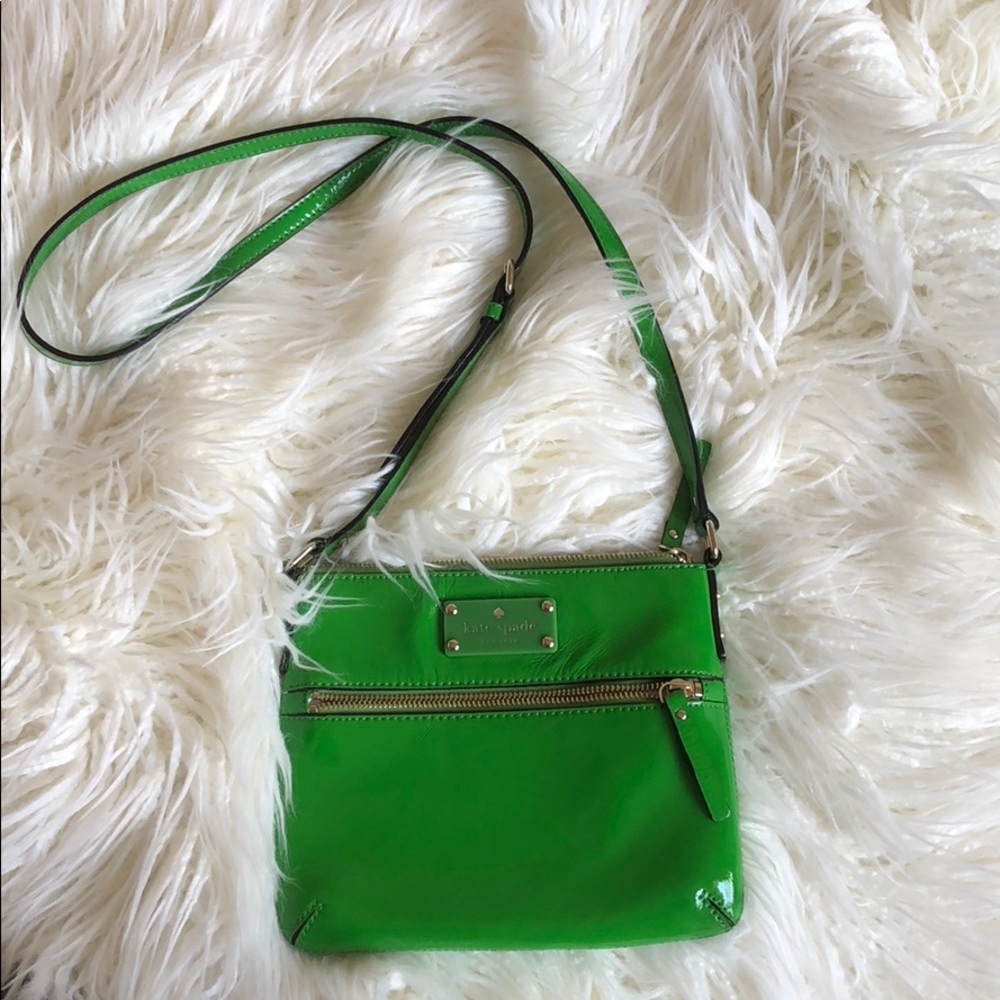 Green Kate Spade crossbody